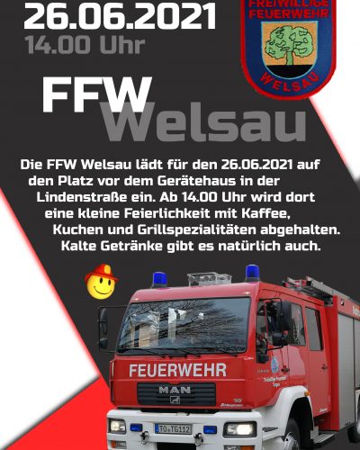 Flyer Feuerwehr Welsau